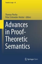 Cover von Advances in Proof-Theoretic Semantics