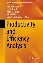 Cover von Productivity and Efficiency Analysis