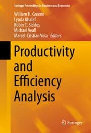 Cover von Productivity and Efficiency Analysis