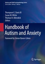 Cover von Handbook of Autism and Anxiety