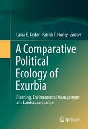 Cover von A Comparative Political Ecology of Exurbia