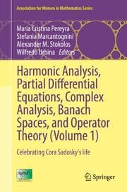 Cover von Harmonic Analysis, Partial Differential Equations, Complex Analysis, Banach Spaces, and Operator Theory (Volume 1)