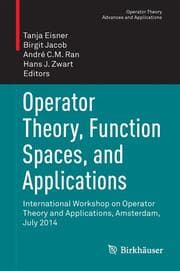 Cover von Operator Theory, Function Spaces, and Applications