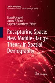 Cover von Recapturing Space: New Middle-Range Theory in Spatial Demography