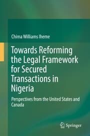 Cover von Towards Reforming the Legal Framework for Secured Transactions in Nigeria