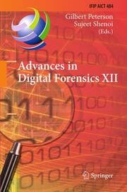 Cover von Advances in Digital Forensics XII