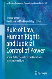 Cover von Rule of Law, Human Rights and Judicial Control of Power