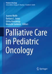 Cover von Palliative Care in Pediatric Oncology