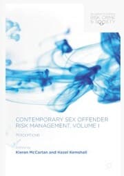 Cover von Contemporary Sex Offender Risk Management, Volume I