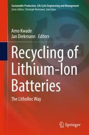Cover von Recycling of Lithium-Ion Batteries