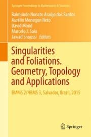 Cover von Singularities and Foliations. Geometry, Topology and Applications