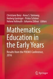 Cover von Mathematics Education in the Early Years