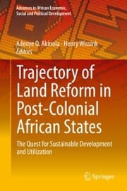 Cover von Trajectory of Land Reform in Post-Colonial African States