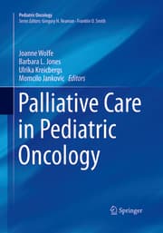 Cover von Palliative Care in Pediatric Oncology