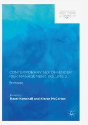 Cover von Contemporary Sex Offender Risk Management, Volume II