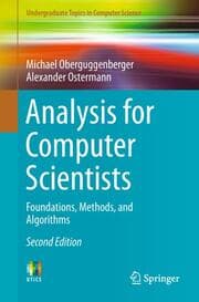 Cover von Analysis for Computer Scientists