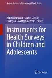 Cover von Instruments for Health Surveys in Children and Adolescents