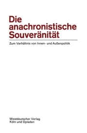 Cover von Die anachronistische Souveränität