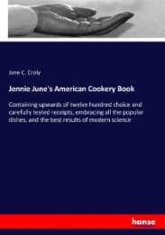 Cover von Jennie June's American Cookery Book