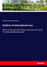 Cover von Outlines of international Law