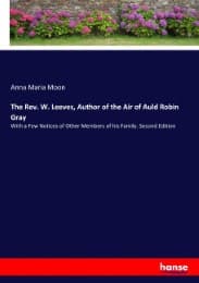 Cover von The Rev. W. Leeves, Author of the Air of Auld Robin Gray