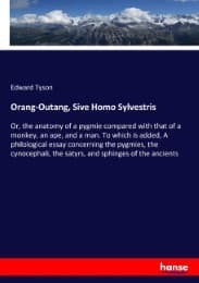 Cover von Orang-Outang, Sive Homo Sylvestris