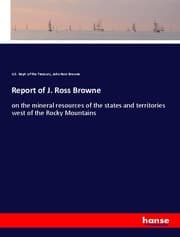 Cover von Report of J. Ross Browne