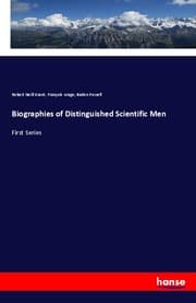 Cover von Biographies of Distinguished Scientific Men