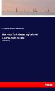 Cover von The New York Genealogical and Biographical Record