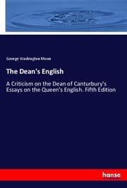 Cover von The Dean's English