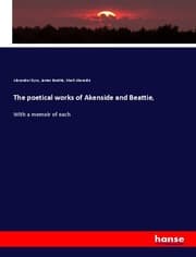 Cover von The poetical works of Akenside and Beattie,