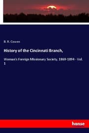 Cover von History of the Cincinnati Branch,