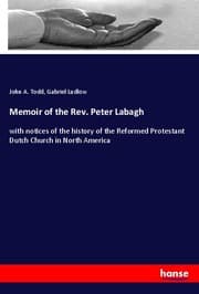 Cover von Memoir of the Rev. Peter Labagh