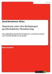 Cover von Hegemonie unter den Bedingungen gesellschaftlicher Pluralisierung