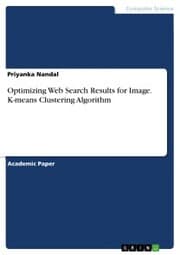 Cover von Optimizing Web Search Results for Image. K-means Clustering Algorithm