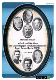 Cover von Aufrufe und Manifeste der Unabhängigen Sozialdemokratischen Partei Deutschlands (USPD)
