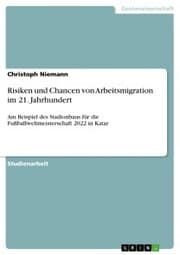 Cover von Risiken und Chancen von Arbeitsmigration im 21. Jahrhundert