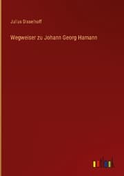 Cover von Wegweiser zu Johann Georg Hamann
