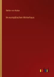 Cover von Im europäischen Hinterhaus