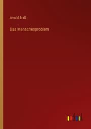 Cover von Das Menschenproblem