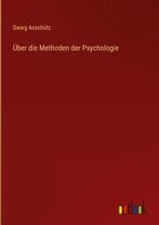 Cover von Über die Methoden der Psychologie