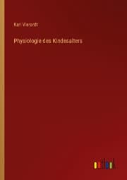 Cover von Physiologie des Kindesalters
