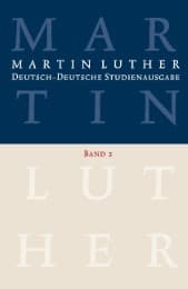 Cover von Martin Luther: Deutsch-Deutsche Studienausgabe Band 2