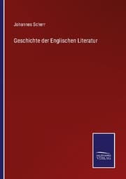 Cover von Geschichte der Englischen Literatur