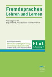 Cover von FLuL - Fremdsprachen Lehren und Lernen 53,1