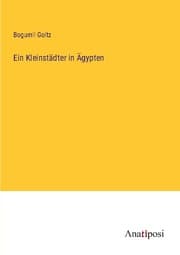 Cover von Ein Kleinstädter in Ägypten