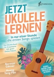 Cover von Jetzt Ukulele lernen - In nur einer Stunde die ersten Songs spielen