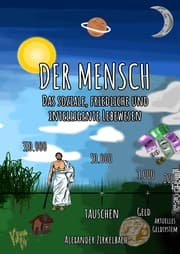 Cover von Der Mensch - Das soziale, friedliche und intelligente Lebewesen.