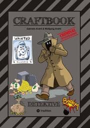 Cover von CRAFTBOOK - 120 SEITEN KRIMI MOTIVE - DETEKTIVE - KNIFFLIGE RÄTSEL - GAUNER - GANGSTER - POLIZISTEN - POLIZEIHUND - FAHRZEUGE - TRESOR - HÄFTLINGE