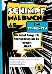 Cover von Schimpfmalbuch für Studenten